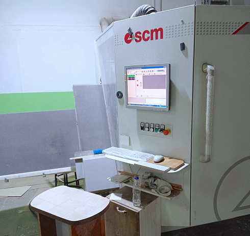 Сверлильно-присадочный станок с ЧПУ SCM Cyflex F900, 2010 г.в.