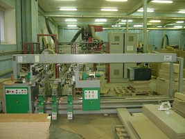 Присадочный станок проходного типа KM-3/2T, 2002г. (DETEL, Словения). ПРОДАН.