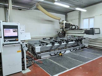 Обрабатывающий центр 4 оси BIESSE Rover A 1332 EDGE (с кромкой), 2010 г.в. 