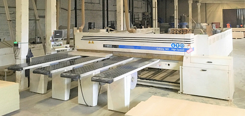 Раскроечный центр с задней загрузкой Gabbiani Galaxy 140T, 2008г.в. 