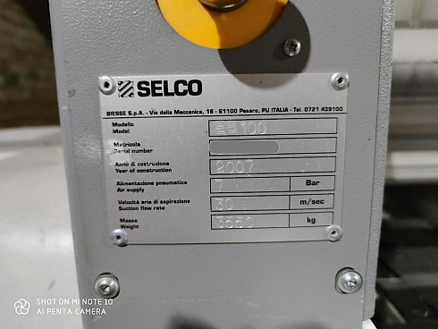 Раскроечный центр Biesse Selco EB 100, 2007 г.в.